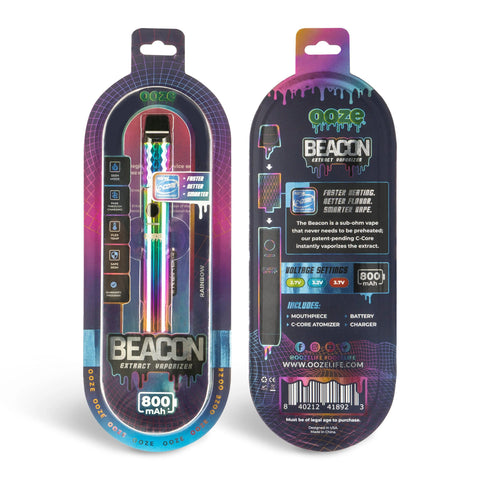 Ooze Beacon Extract Vaporizer C-Core 800 mAh - 24 Count Display - The Supply Joint