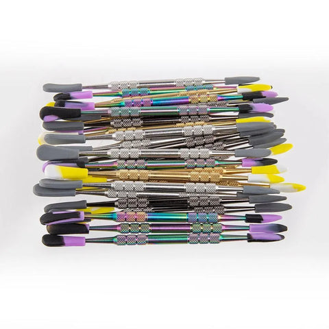Ooze Dab Tool & Silicone Sleeve Assorted Colors - 30 Count - The Supply Joint