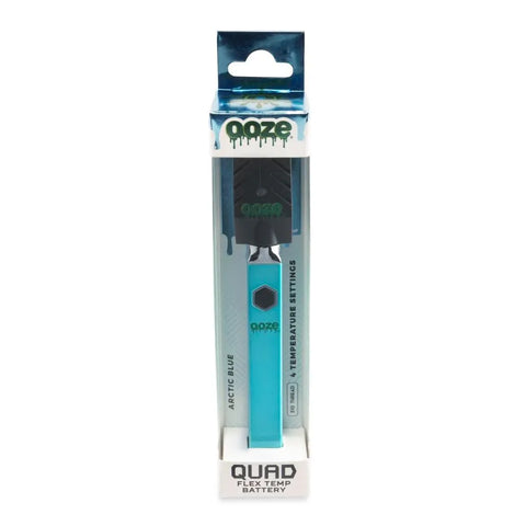 Ooze Quad 510 Thread 500 mAh Square Vape Pen Battery - 12 Count Display - The Supply Joint