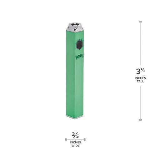 Ooze Quad 510 Thread 500 mAh Square Vape Pen Battery - 12 Count Display - The Supply Joint
