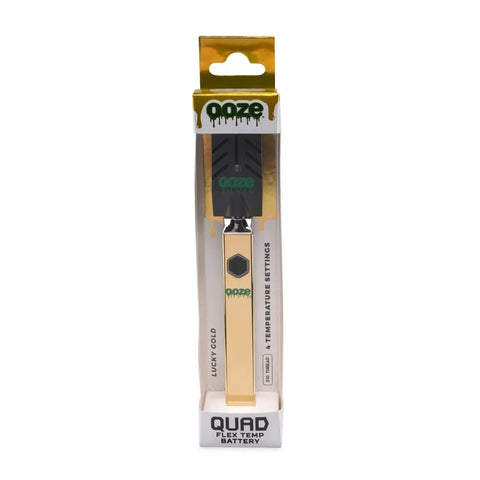 Ooze Quad 510 Thread 500 mAh Square Vape Pen Battery - 12 Count Display - The Supply Joint