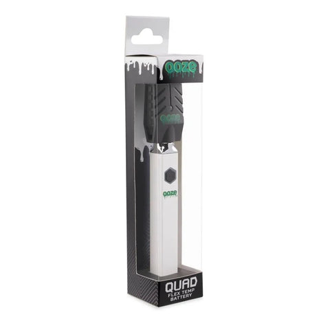 Ooze Quad 510 Thread 500 mAh Square Vape Pen Battery - 12 Count Display - The Supply Joint