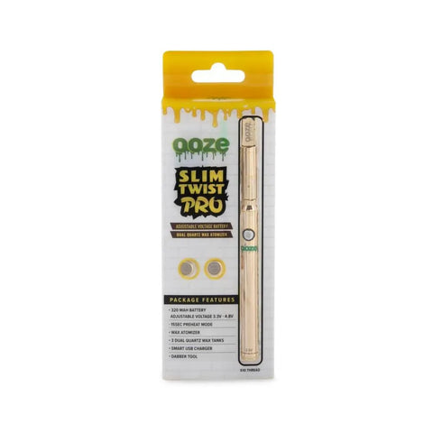 Ooze Slim Twist Pro CBD Vape Battery - The Supply Joint