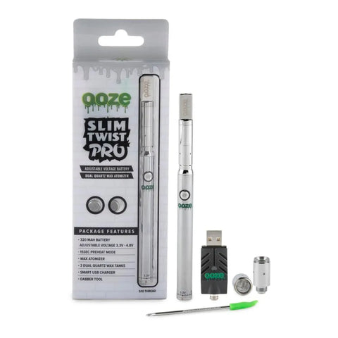 Ooze Slim Twist Pro CBD Vape Battery - The Supply Joint