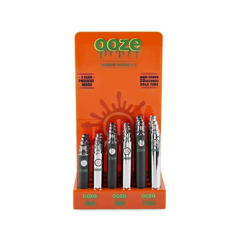 Ooze Standard 510 Thread Vape Pen - 24 Count Display - The Supply Joint