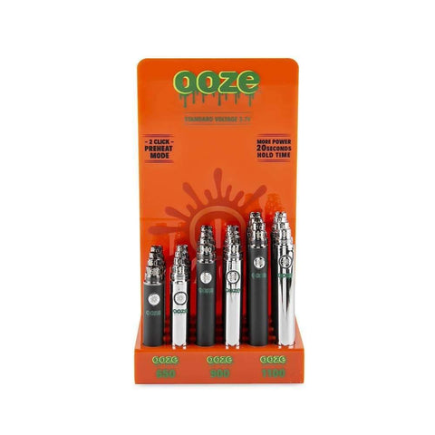 Ooze Standard 510 Thread Vape Pen - 24 Count Display - The Supply Joint 