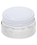 1 Oz Clear Straight-sided Glass Salsa Jar With Metal Lid - 200 Count - The Supply Joint 