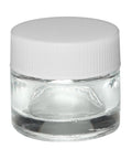 10 Ml Clear Round Glass Concentrate Jar With Cap - 416 Count - The Supply Joint 