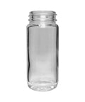 100 Mm - 42 Mm Clear Round Glass Jar With Cap - 180 Count - The Supply Joint 