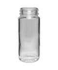 100 Mm - 42 Mm Clear Round Glass Jar With Cap - The Supply Joint 