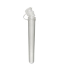 110 Mm Plastic Opaque Clear V-tube With Attached Lid - 800 Count - The Supply Joint 