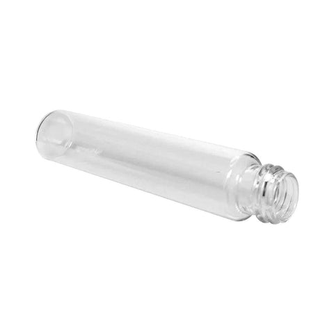 115 Mm - 22 Mm Clear Glass Pre-roll Tube With Gold Standard Cap - 50 Count - The Supply Joint 