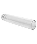 115 Mm - 22 Mm Clear Glass Pre-roll Tube With Gold Standard Cap - 50 Count - The Supply Joint 