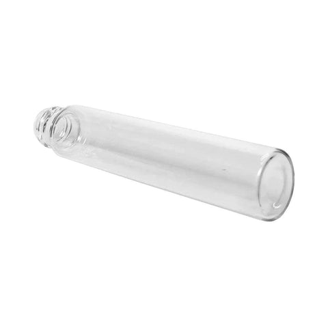 115 Mm - 22 Mm Clear Glass Pre-roll Tube With Gold Standard Cap - 50 Count - The Supply Joint 