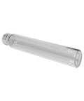 120 Mm - 20 Mm Clear Glass Pre-roll Tube With Cap - 1008 Count - The Supply Joint 