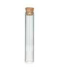 120 Mm - 22 Mm Straight Mouth Glass Pre-roll Tube With Natural Cork - 50 Count - The Supply Joint 