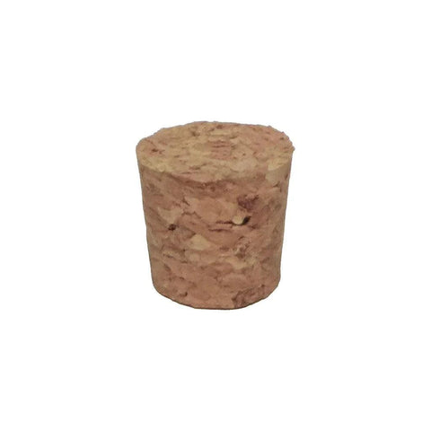 120 Mm - 22 Mm Straight Mouth Glass Pre-roll Tube With Natural Cork - 50 Count - The Supply Joint 