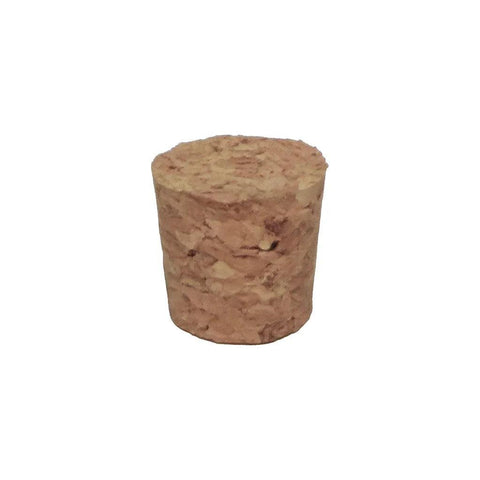 120 Mm - 22 Mm Straight Mouth Glass Pre-roll Tube With Natural Cork - 570 Count - The Supply Joint 