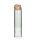 120 Mm - 30 Mm Straight Mouth Glass Pre-roll Tube With Natural Cork - 50 Count - The Supply Joint 