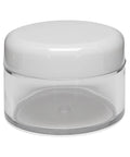 15 Gram Clear Plastic Round Concentrate Jar With Cap - 1000 Count - The Supply Joint 