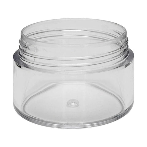 15 Gram Clear Plastic Round Concentrate Jar With Cap - 1000 Count - The Supply Joint 