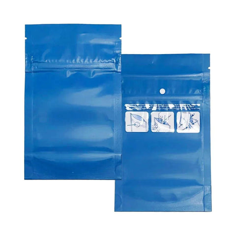 1/8 Ounce Child Resistant Opaque Mylar Bags - 50 Count - The Supply Joint 