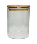 18 Oz Airtight Glass Jar With Bamboo Lid - 40 Count - The Supply Joint 