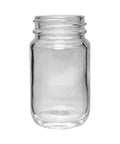 2 oz Clear Round Glass Jar With Matte Cap - 192 Count - The Supply Joint 