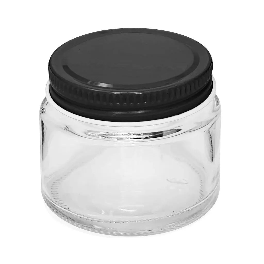 2 Oz Clear Straight-sided Glass Salsa Jar With Metal Lid - 160 Count ...