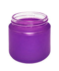 2 Oz Frosted Glass Jar With Plastic Lid - 200 Count - The Supply Joint 