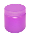 2 Oz Frosted Glass Jar With Plastic Lid - 200 Count - The Supply Joint 