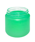 2 Oz Frosted Glass Jar With Plastic Lid - 200 Count - The Supply Joint 