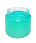 2 Oz Frosted Glass Jar With Plastic Lid - 200 Count - The Supply Joint 