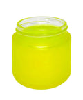 2 Oz Frosted Glass Jar With Plastic Lid - 200 Count - The Supply Joint 