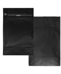 250 Gram Black Child Resistant Zip Seal Mylar Bags - 1000 Count - The Supply Joint 