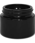 30 Gram Black Glass Jar With Lid - 180 Count - The Supply Joint 