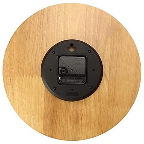 Raw Wooden Wall Clock