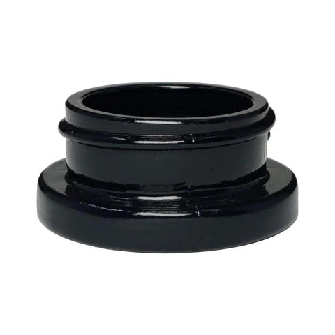 5 Ml Black Round Glass Concentrate Jar With Cap - 480 Count - The Supply Joint 