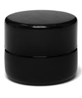 5 Ml Black Round Uv Glass Concentrate Jar With Cap - 50 Count - The Supply Joint 