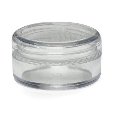 5 mL Clear Plastic Concentrate Jar With Screw Top Cap - 50 Count - The Supply Joint 