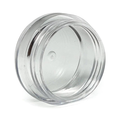 5 mL Clear Plastic Concentrate Jar With Screw Top Cap - 50 Count - The Supply Joint 