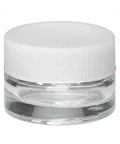 5 Ml Clear Round Glass Concentrate Jar With Cap - 50 Count - The Supply Joint 