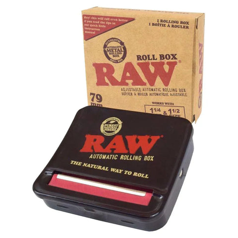 79 mm Rawtomatic Rolling Box for 1 1/4 and 1 1/2 Size Papers - The Supply Joint 