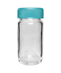 85 Mm - 42 Mm Clear Round Glass Jar With Cap - 180 Count - The Supply Joint 