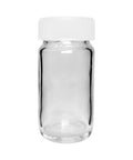 85 Mm - 42 Mm Clear Round Glass Jar With Cap - 180 Count - The Supply Joint 