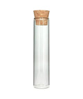 89 Mm - 20 Mm Straight Mouth Glass Pre-roll Tube With Natural Cork - 1008 Count - The Supply Joint 