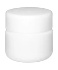 9 Ml White Round Uv Glass Concentrate Jar With White Cap - 360 Count - The Supply Joint 