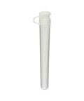 98 Mm Plastic Opaque J-tube With Attached Lid - 600 Count - The Supply Joint 