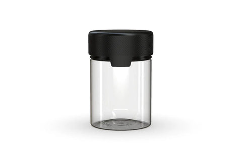 CHUBBY GORILLA 4oz - 120mL Child Resistant Clear Plastic Aviator Container w/ Black Cap - 400 Count