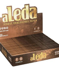 Aleda Ouro King Size Slim Unbleached Rolling Paper - 20 Pack - The Supply Joint 